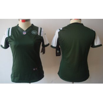 Nike New York Jets Blank Green Limited Womens Jersey