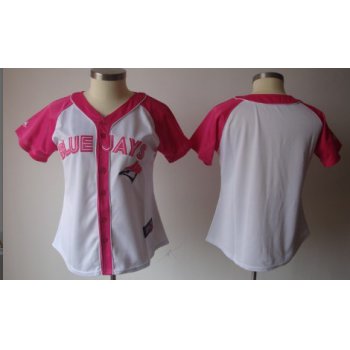 Toronto Blue Jays Blank 2012 Fashion Womens by Majestic Athletic Jersey