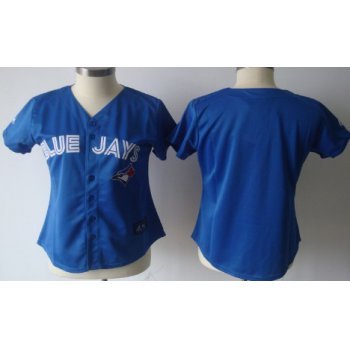 Toronto Blue Jays Blank Blue Womens Jersey