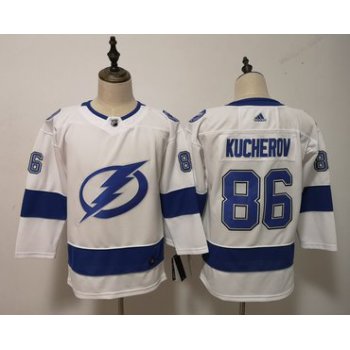 Lightning 86 Nikita Kucherov White Women Adidas Jersey