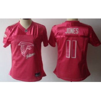 Atlanta Falcons #11 Julio Jones Pink Fem Fan Womens Jersey