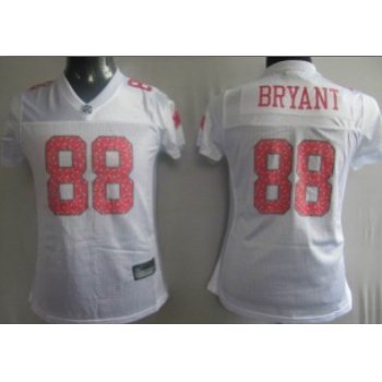 Dallas Cowboys #88 Bryant White Womens Sweetheart Jersey