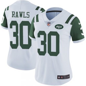 Nike Jets 30 Thomas Rawls White Women Vapor Untouchable Limited Jersey