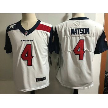 Women's Nike Houston Texans #4 Deshaun Watson White Stitched NFL 2018 Vapor Untouchable Limited Jersey