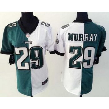 Women's Philadelphia Eagles #29 DeMarco Murray Green White Two Tone Game Jersey