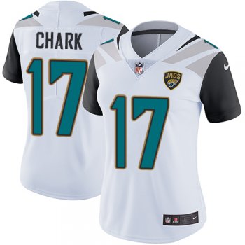 Nike Jaguars #17 DJ Chark White Women's Stitched NFL Vapor Untouchable Limited Jersey