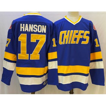 The NHL Movie Edtion #17 HANSON Blue Jersey