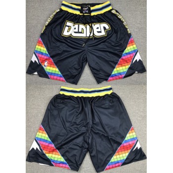 Men's Denver Nuggets Navy Shorts (Run Smaller)