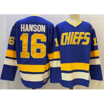 The NHL Movie Edtion #16 HANSON Blue Jersey