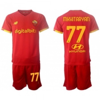 Men Roma Soccer #77 Jerseys