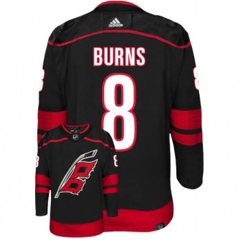 Men's Carolina Hurricanes #8 Brent Burns Black Stitched Jersey