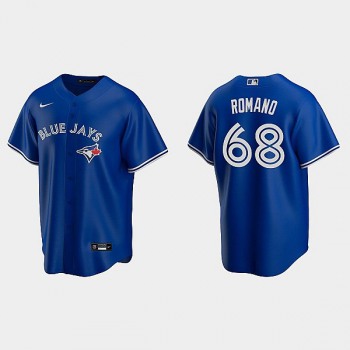 Men's Blue Jays #68 Jordan Romano Royal Replica Jersey