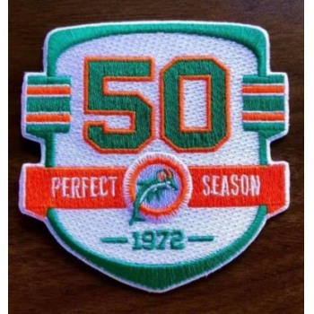 Miami Dolphins 50th Perfect Season Patch